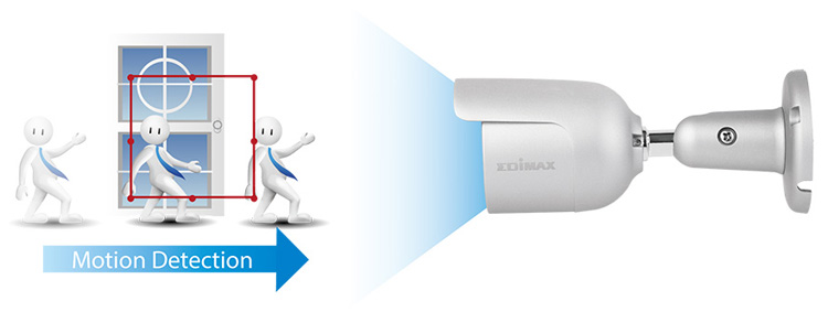 Edimax IC-9110W HD Wi-Fi Mini Outdoor Network Camera, Day & Night, motion detection
